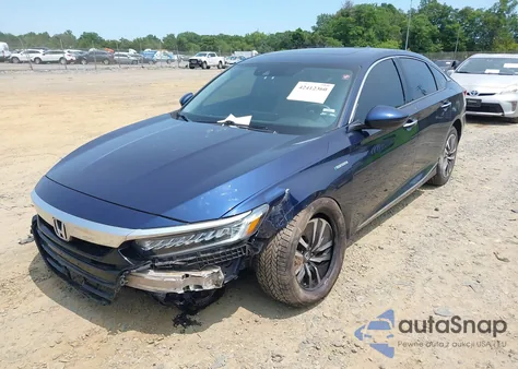 2018 Honda Accord Hybrid Touring from USA, damaged, VIN 1HGCV3F95JA003236
